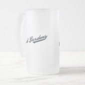 Carrollの庭 フロストグラスビールジョッキ (正面左)