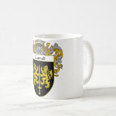 Carrollの紋章付き外衣(包まれる) コーヒーマグカップ (正面右)