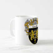 Carrollの紋章付き外衣(包まれる) コーヒーマグカップ (正面左)