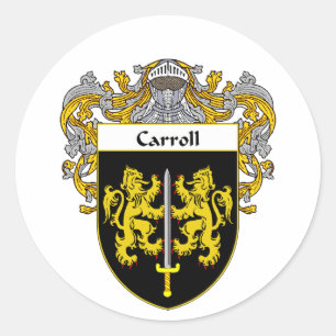Carrollの紋章付き外衣(包まれる) ラウンドシール