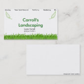 Carrollの造園 名刺 (正面/裏面)