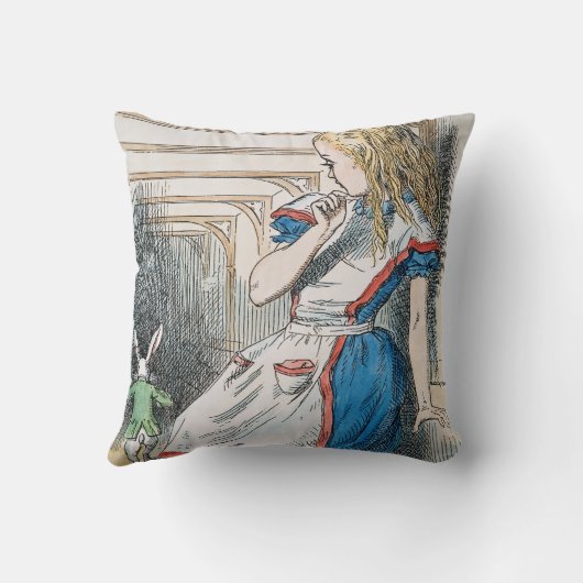 Carroll: アリス1865年 クッション (裏面)