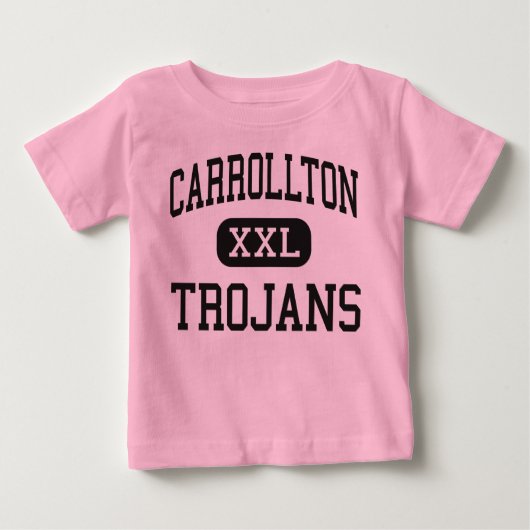 Carrollton – トロイの木馬 – ジュニア – Carrollton Georia ベビーTシャツ (正面)