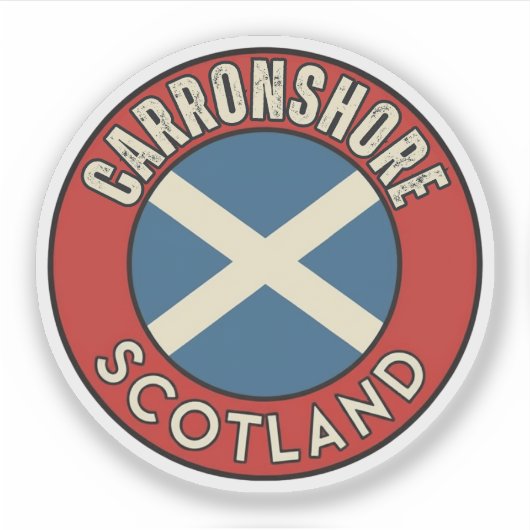 Carronshore, Scotland シール (正面)