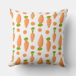Carrot and slice pattern クッション