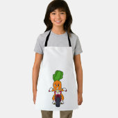 Carrot asバイクもしくは自転車に乗る人とMotorcycle.PNG エプロン (インサイチュ)