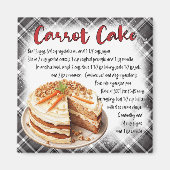 Carrot Cake Recipe マグネット (正面)