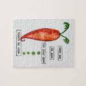 Carrot Jigsaw Puzzle - Funny Vegetable So Nice ジグソーパズル (横)