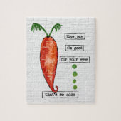 Carrot Jigsaw Puzzle - Funny Vegetable So Nice ジグソーパズル (縦)
