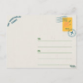 Carrot on a Table Art Postcard ポストカード (裏面)