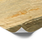 Carrot on a Table Hanging Artwork ポスター (角)