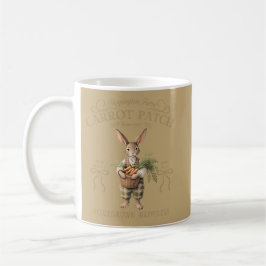 Carrot Patch Bunny Farmer コーヒーマグカップ