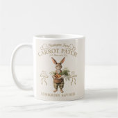 Carrot Patch Bunny Farmer コーヒーマグカップ (左)