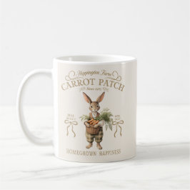 Carrot Patch Bunny Farmer コーヒーマグカップ
