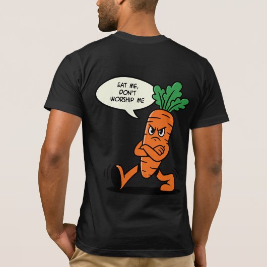 CARROT VEGAN Tシャツ (裏面)