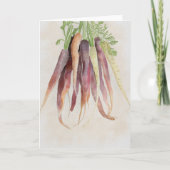 Carrots, 5x7 Note Card カード (正面)