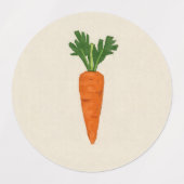 Carrots and Carrots | Stationery and Gift Stickers ラベル (デザイン2)