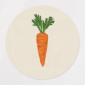 Carrots and Carrots | Stationery and Gift Stickers ラベル (デザイン1)