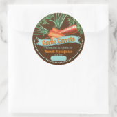 Carrots personalized home canning homemade by ラウンドシール (バッグ)