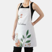 Carry Confidence – Elegant Floral Empowerment Art エプロン (インサイチュ)