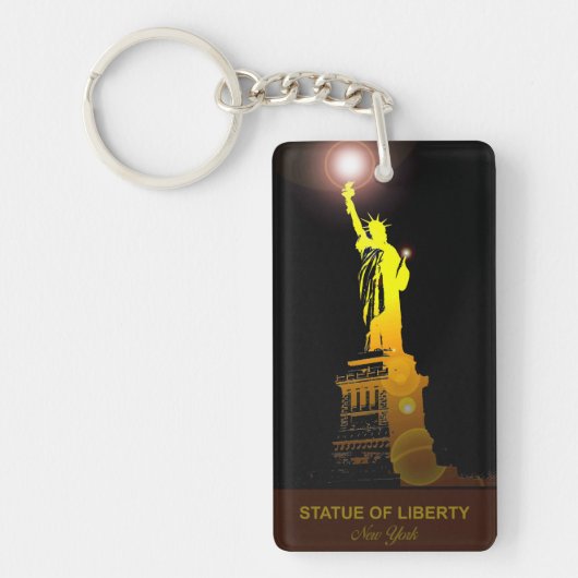 Carry Freedom: The Statue of Liberty Keychain キーホルダー (正面)