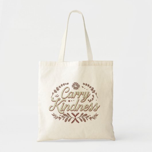 Carry Kindness Tote Bag トートバッグ (正面)