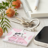 Carry Love & Books – Cat Acrylic Keychain キーホルダー (正面右)