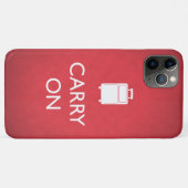 CARRY ON - 荷物 - 笑える赤デザイン Case-Mate iPhoneケース (裏面(横))