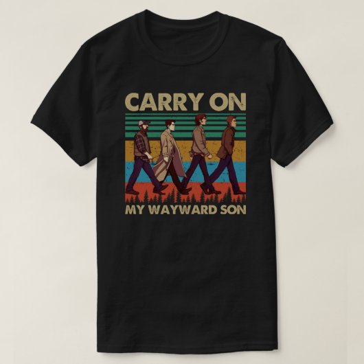Carry On My Wayward Son Tシャツ (デザイン正面)