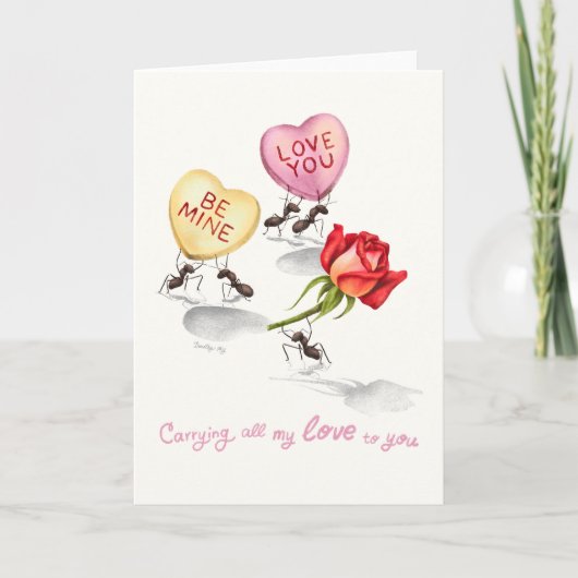 Carrying all my Love to you カード (正面)