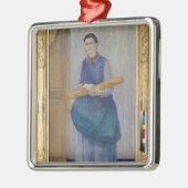 Carrying Bread 1889年女性 メタルオーナメント (左)