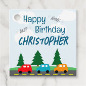 Cars Kids Boy Birthday フェイバータグ (正面)