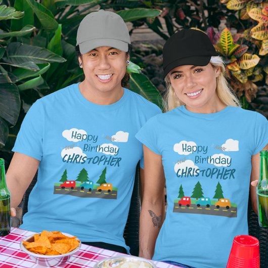 Cars Kids Boy Birthday Tシャツ