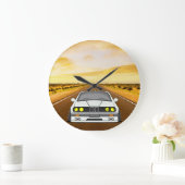 Cars Motorsport ラージ壁時計 (ホーム)