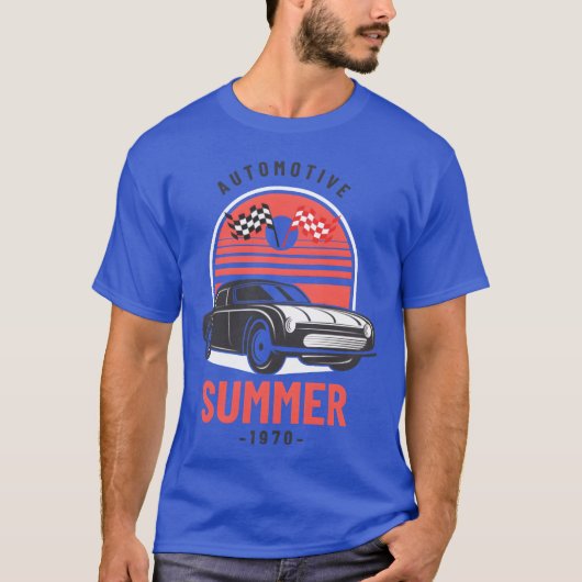 cars summer tshirts classique family tシャツ (正面)