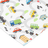 Cars Trucks Table Runner ショートテーブルランナー (コーナー)