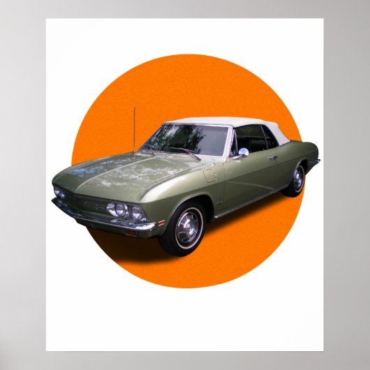 carsChevrolet Corvair ポスター (正面)