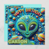 CARSON ～誕生日カード～エイリアン～ (正面/裏面)