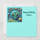 CARSON ～誕生日カード～エイリアン～ (裏面)