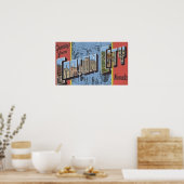 Carson City Nevadaからのヴィンテージ ポスター (キッチン)