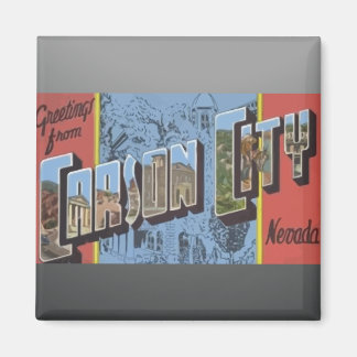 Carson City Nevadaからのヴィンテージ マグネット
