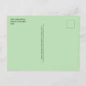 Cart Creek Bridge, Flaming Gorge NRA, Utah ポストカード (裏面)