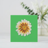 Cartão convite Verde Flor Minimalista Joaninha 招待状 (スタンド正面)
