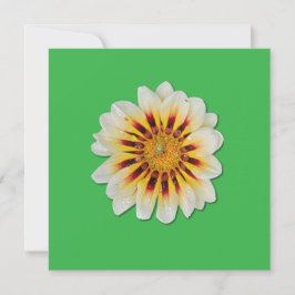 Cartão convite Verde Flor Minimalista Joaninha 招待状