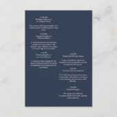 Cartão de detalhes casamento elegante e floral  エンクロージャーカード (正面)