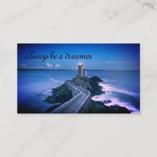 cartão de mensagens motivacional 名刺 (正面)