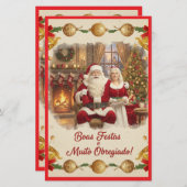 Cartão de Natal 便箋 (正面/裏面)