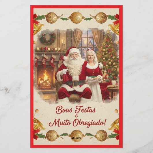 Cartão de Natal 便箋 (裏面)