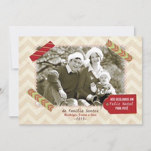 Cartão de Natal foto シーズンカード (正面)