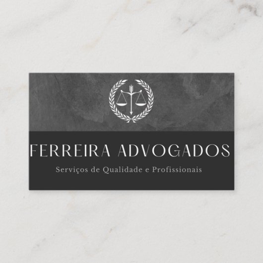 Cartão de visita advogado 名刺 (正面)